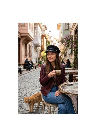 Emybox Kadın Süet Dokulu Deri Siperlikli Kaptan Şapka Vintage Kasket Şerit Detaylı Kışlık Ressam Şapkası Baker Boy Trend Aksesuar Siyah