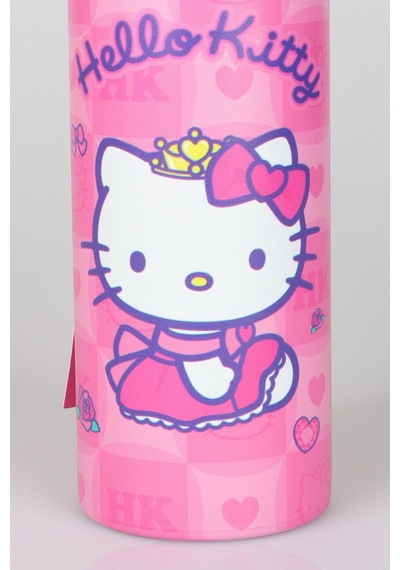 X Dekomus Lisanslı Hello Kitty Love Shine Collection 600 Ml Çift Fonksiyon Kapaklı Çelik Matara Altın