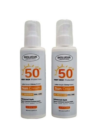 Biolueur Leke Karşıtı SPF50+ Güneş Kremi  2 x 100 ML