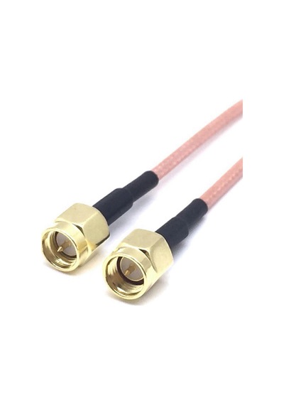 8x Sma Erkek - Sma Erkek Koaksiyel Kablo, Sma Konnektörleri İçin 50 Cm Wifi Anten Kablosu