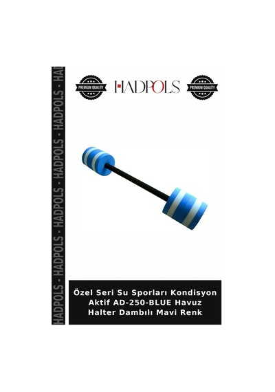 Özel Seri Su Sporları Kondisyon Aktif Ad-250-blue Havuz Halter Dambılı Mavi Renk