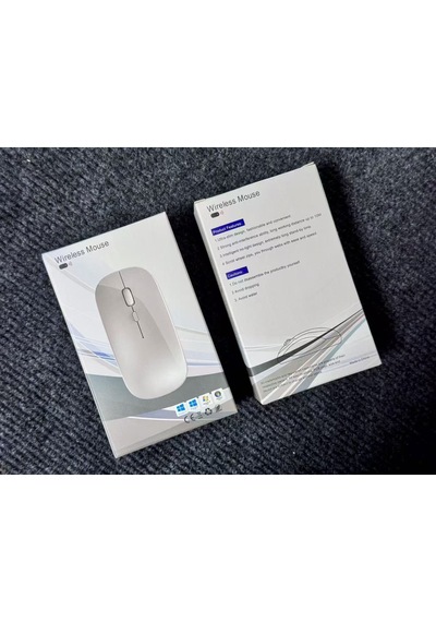 Kablosuz Sessiz Mouse - Slim Tasarım Usb Alıcılı Siyah