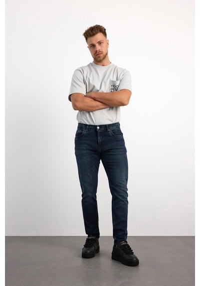 Vigoss Actıon Erkek Denim Pantolon 73249-73540 Blue Black