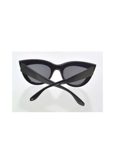 Siyah Çerçeve Cat Eye Kadın Güneş Gözlüğü - Moda Gözlük