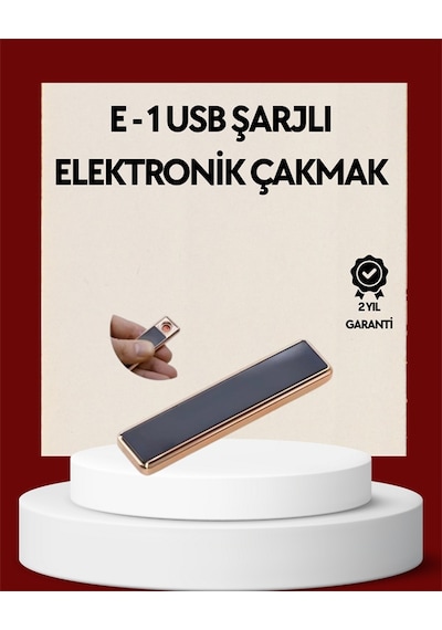 Plazma Ark Teknolojili Elektrikli Çakmak Dokunmatik Led Göstergeli Şarj Edilebilir