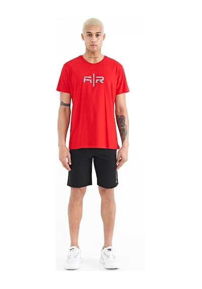 Air Jones Tommy Life Alva Siyah Baskılı Erkek Şort - 81245 Siyah