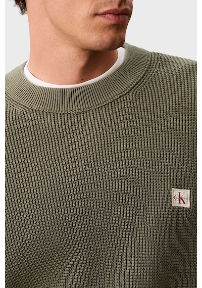 Calvin Klein Pamuklu Relaxed Fit Waffle Kazak Lv04rd313gldy Erkek Kazak Lv04rd313g Ldy Haki Calvin Klein Pamuklu Relaxed Fit Waffle Kazak Lv04rd313gldy Erkek Kazak Lv04rd313g Ldy Haki