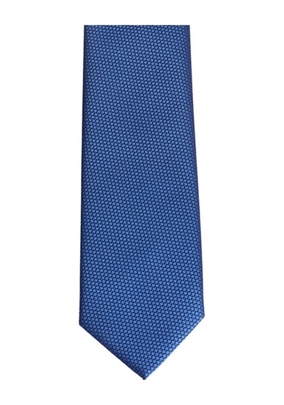 Brianze Gece Mavisi (Indigo) Mendilli Kravat SMDK-20 Mavi