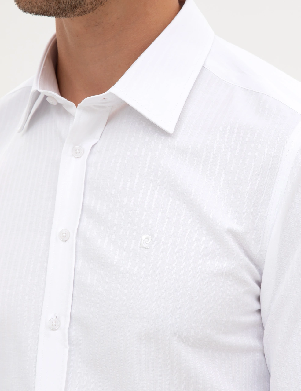 Pierre Cardin Erkek Beyaz Gömlek Desenli 50312340-vr013 Beyaz
