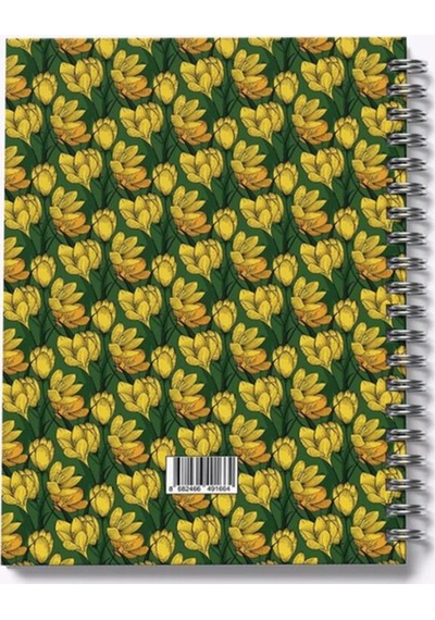 Magnolia-midi 14x20 Çizgili Defter Sarı