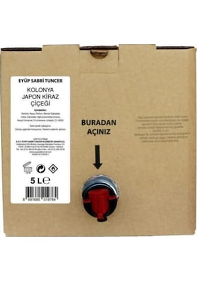 Eyüp Sabri Tuncer Japon Kiraz Çiçeği Kolonyası Bag in Box 5 L