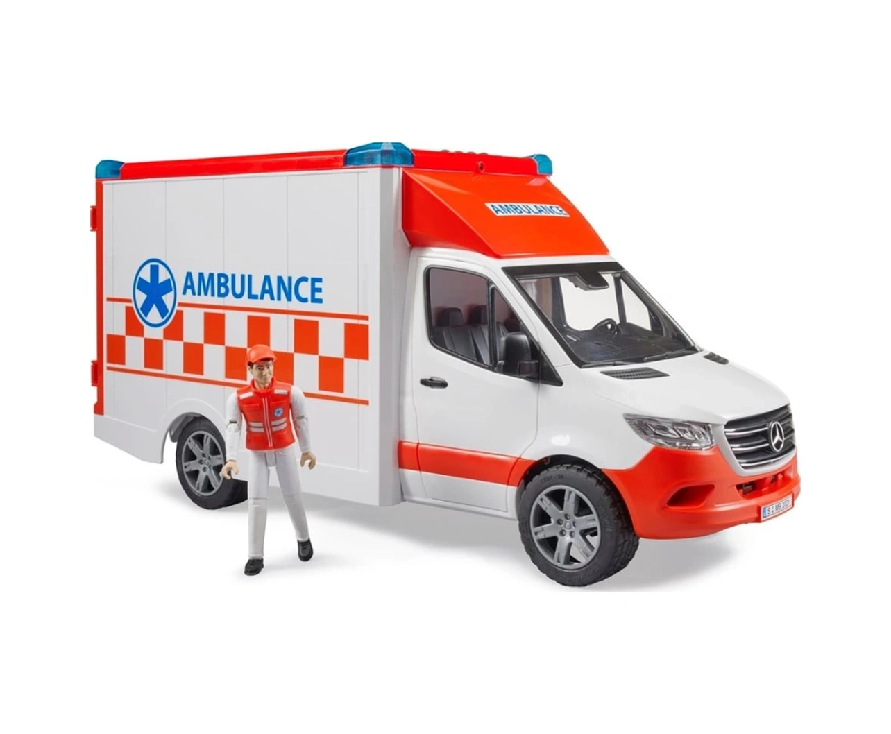 Mercedes Benz Sprinter Sirenli Ambulans Ve Ekibi Beyaz