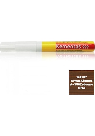 Tam Örtücü Rötuş Kalemleri 1241 07 Orma Abanoz-a-356zebrano Orta T.ö.rkalem-12466
