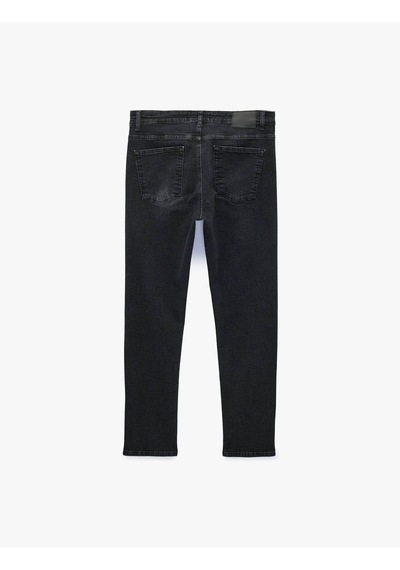 Koton Brad Siyah Erkek Jean Pantolon 7wam40087nd