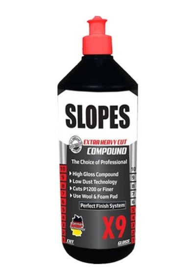 Slopes X9 Agresif Çizik Çıkarıcı Pasta 1lt