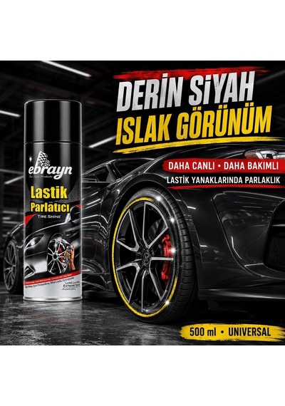 Tr Oto Lastik Ve Tampon Parlatıcı Sprey 500 Ml - Universal
