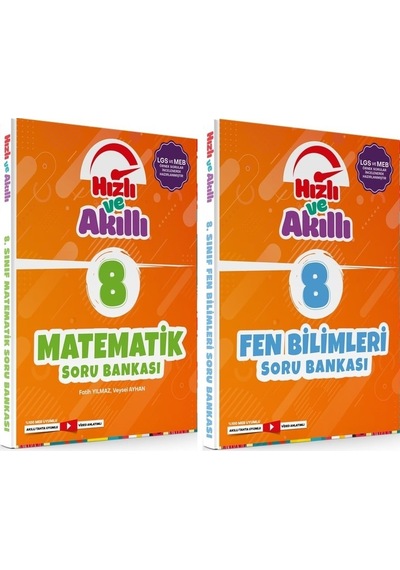 Tammat 8. Sınıf Matematik + Fen Bilimleri Hızlı Ve Akıllı Soru Bankası Set 2 Kitap