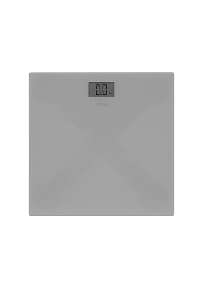 Sinbo Sbs-4451 Dijital - Pilli Gri Cam Banyo Baskül Terazi Tartı Lcd Ekran 180kg/100gr 26x26cm 5671