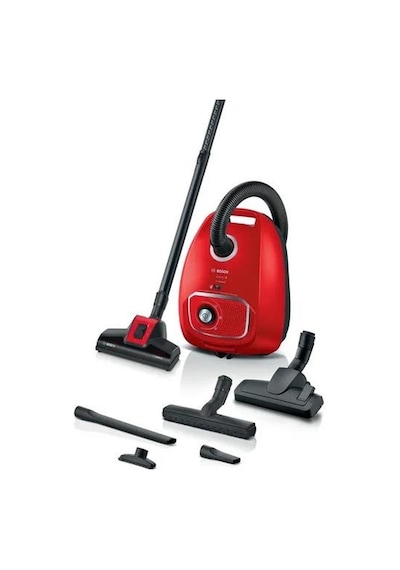 Bosch BGL41PET2H Serie 4 ProAnimal Toz Torbalı Elektrikli Süpürge Kırmızı