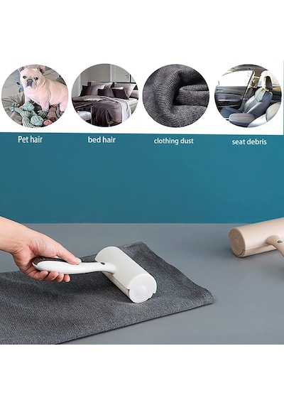 Zvnm Tüy Toplama Rulosu - Kapaklı - Ergonomik - Taşınabilir Zcv12