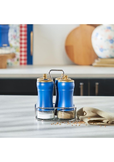 Blue Berry 5 Parça Cam Baharat Takımı Çok Renkli