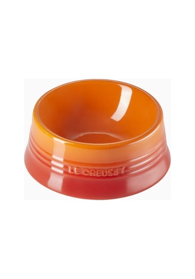 Le Creuset Seramik Lüks Tasarım Evcil Hayvan Mama Kabı 18 Cm Seramik Mama & Su Kapları Turuncu