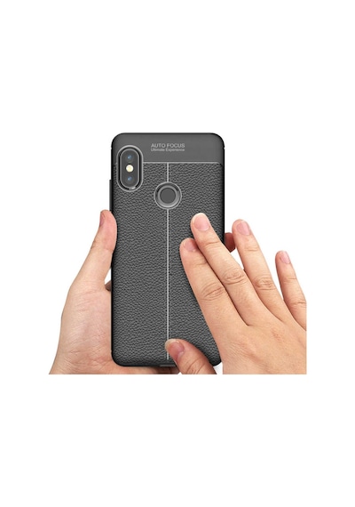 Xiaomi Redmi S2 Kilif Deri Görünümlü Korumali Niss Silikon 409444618