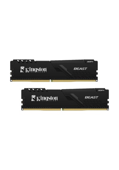 Kingston 32gb 2x16gb Beast Siyah 3200mhz Cl16 Ddr4 Dual Kit Ram