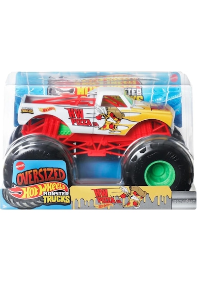 Hw Monster Trucks 1:24 Arabalar Hw Pızza Co. Jkp85 Çok Renkli