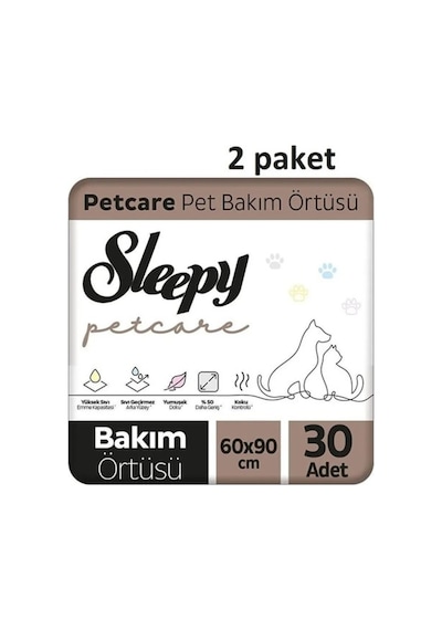 Sleepy Petcare Evcil Hayvan Bakım Örtüsü 30 Adet X 2 Diğer