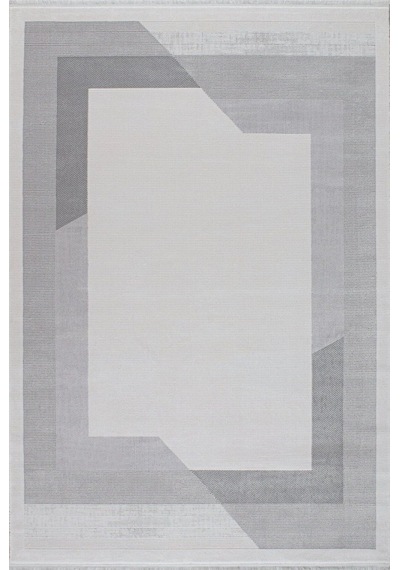 Artemis Halı Gotik 02718b Gri Kemik Modern Desen Halı 160 X 230