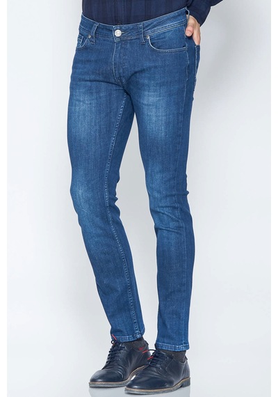 Cazador Dırty Dark Wash Erkek 5 Cep Parker Denim Pantolon