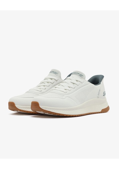 Skechers Bobs Squad 4-direct Step Erkek Beyaz Günlük Ayakkabı 118424 Wht Beyaz