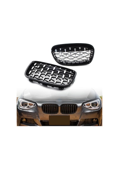 Bmw 1 Serisi F20 Ön Panjur Böbrek Diamond Model Oem 2011-2014