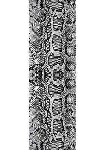 Silver Krokodil Desenli Premium Masa Örtüsü Runner Rnr068n11