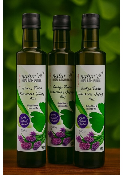 Natur'el Ginkgo Biloba & Karabaş Çiçeği Mix 500ml