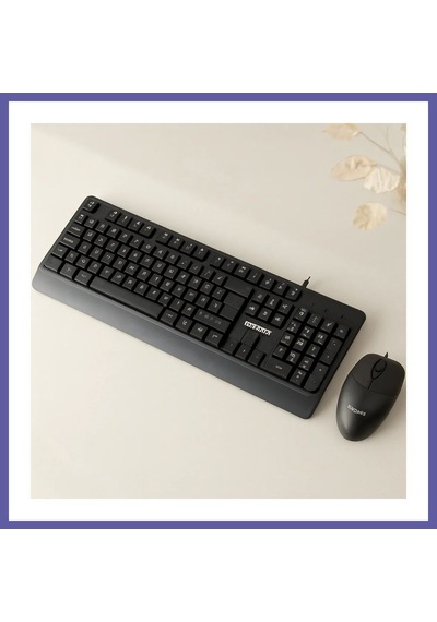 Bezos Usb Kablolu Q Klavye & 1200 Dpı Mouse Seti Nıda