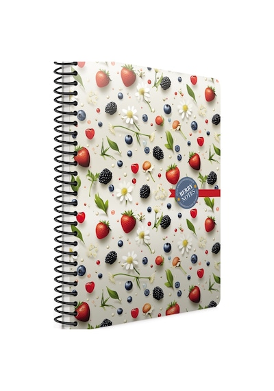 Gıpta Berry Notes Spiralli Sert Kapak Defter 17x24 Çok Renkli