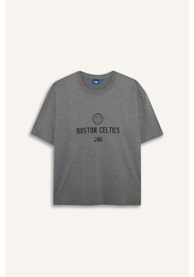 Defacto Nba Boston Celtıcs Kısa Kollu Tişört G0915ax26smgr67 Gri-gr67