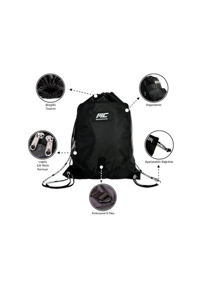 5.11 Musclecloth Sackpack Spor Çanta Siyah Acı Kahverengi