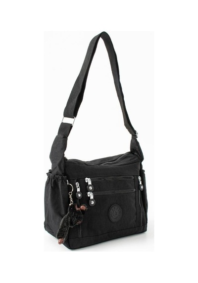 Baginn Klinkır Hafif Yağmur Geçirmez Kadın Postacı Çanta Çok Cepli 30 20 Cm Omuz Çantası 571 Collection Siyah