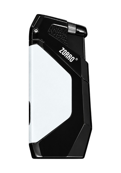 Zorro Çift Torch Pürmüz Siyah Gunmetal Metal Puro Çakmağı Trm1027