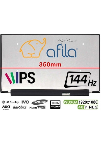 HP Uyumlu Omen 15-dh0000 15-dh0015nr Lcd Panel, Ekran 144Hz (Ver.1)