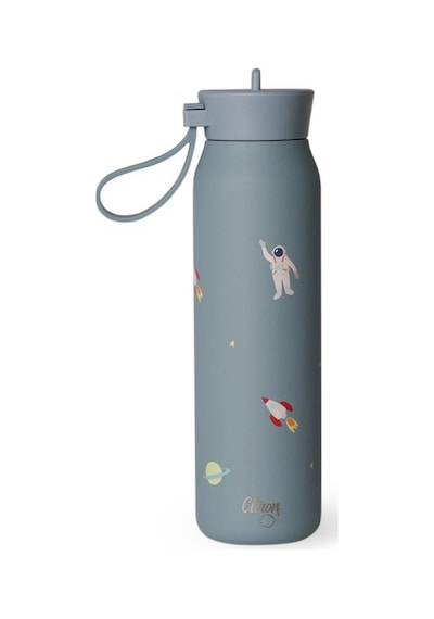 Citron 3 Katmanlı Paslanmaz Çelik Termos Seti 350 Ml - Spaceship Mavi