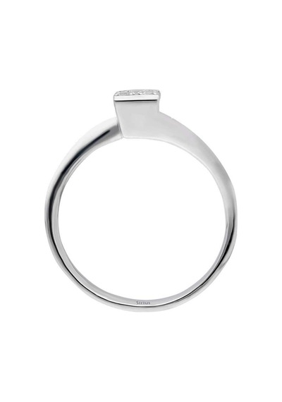 Sirius G Renk 0,25 Ct Prenses Kesim Pırlanta Yüzük 0823R0150