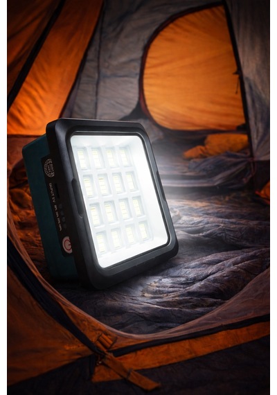 50w Solar Led Projektör 6500k Ultra Güçlü Kamp Lambası Bahçe Aydınlatması Koyu Yeşil