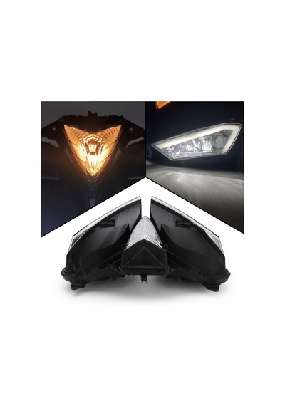 Yamaha R3 R25 Ön Far 2015 2018 Model Özel Tasarım Mercekli Led Angel Gözlü Far Premium Kalite 1 ADET