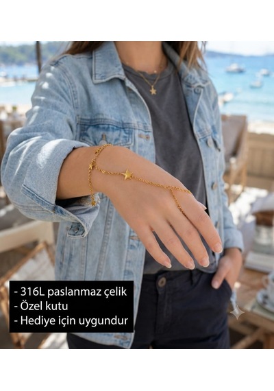 Stellara Étoile Şahmeran Bileklik Yıldız Figürlü Şahmeran Bileklik Çok Renkli