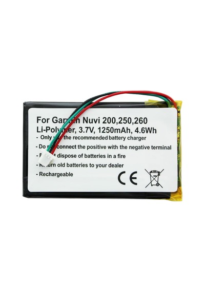 Garmin Nuvi 200 Nüvi 361-00019-11 İçin Uygun Pil