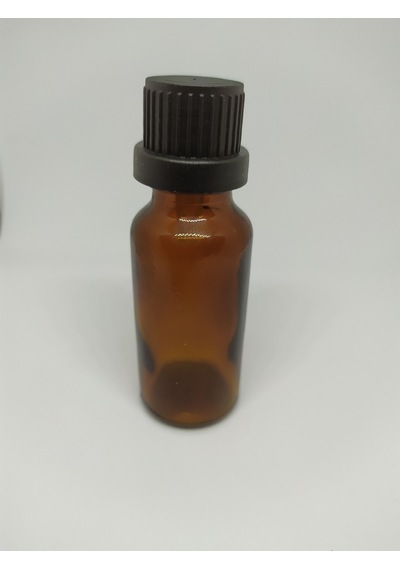 20Ml Cam Amber Şişe İçten Damlatmalı Kapak (10 Adet)